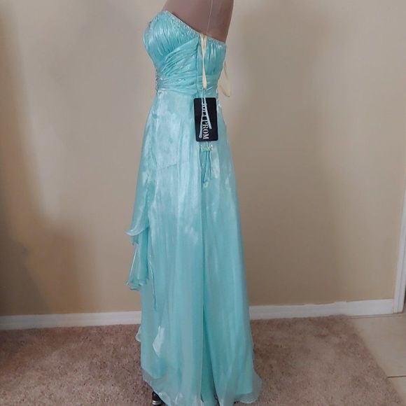 NWT A-Line Long Gown in by Joli Prom Style #8031 - Picture 3 of 4